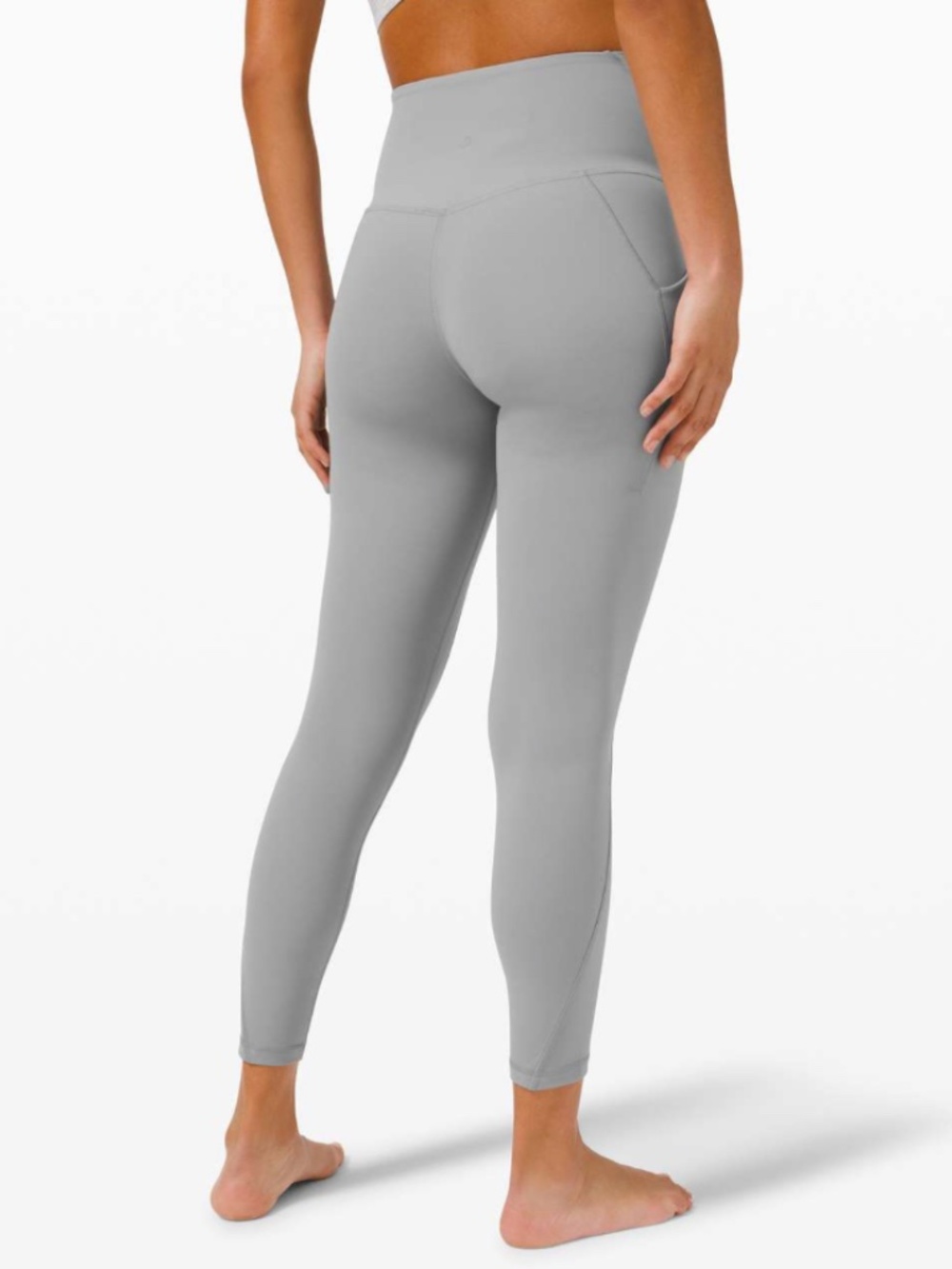 🍋 Lululemon Align High-Rise Crop 23" Rhino Grey 4